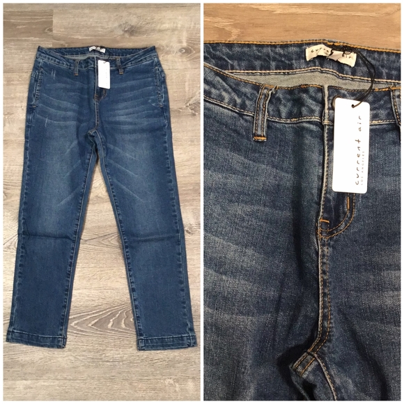 CURRENT AIR Anthro Chic Cropped Jeans - Picture 2 of 6